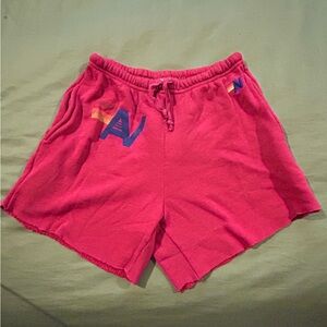 Aviator Nation Red Sweatshorts size medium